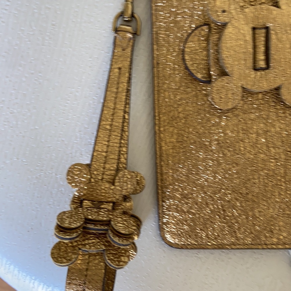 Anya hindmarch glitter gold zipper clutch - Picture 2 of 10